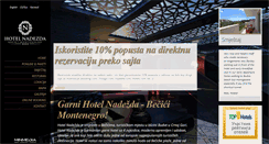 Desktop Screenshot of hotelnadezda.com